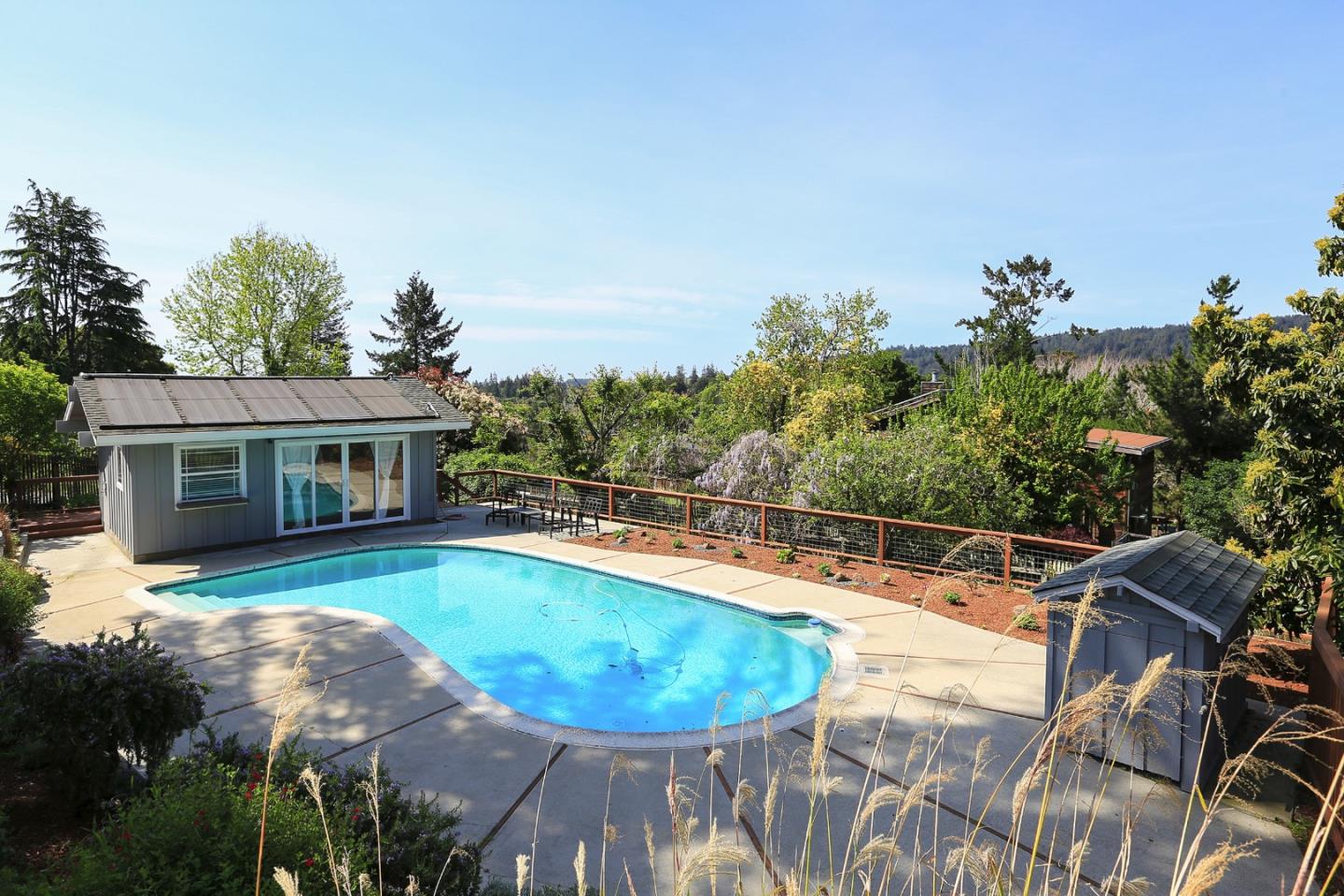 424 Sims Road Santa Cruz, CA 95060 - Photo 27 of 37 a view of a swimming pool with a patio