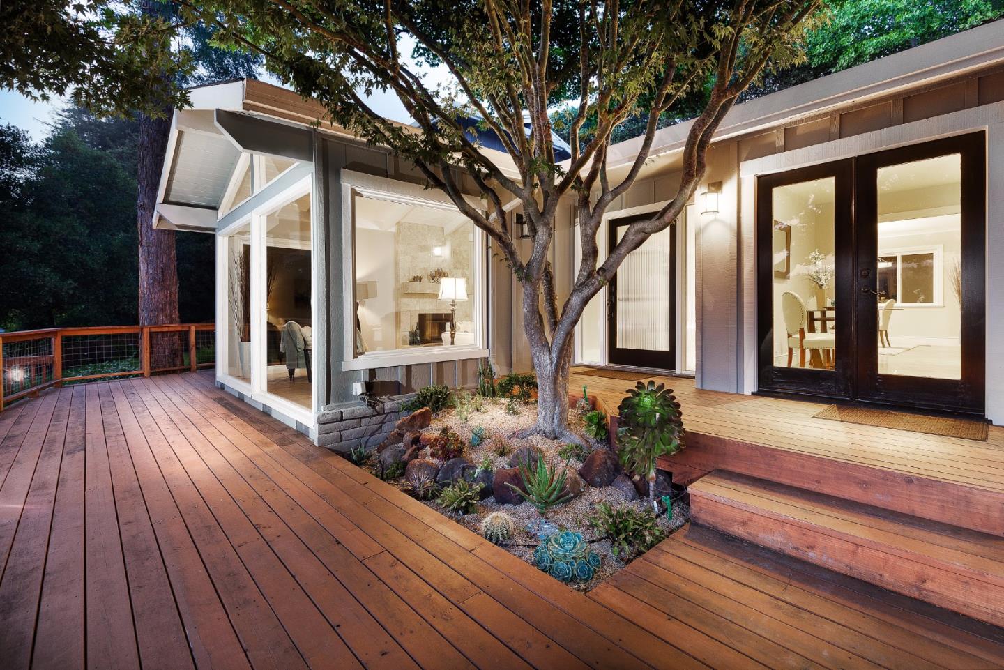 424 Sims Road Santa Cruz, CA 95060 - Photo 5 of 37 a view of a house with a yard and wooden floor