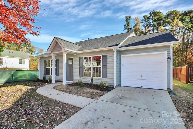 front view of a house with a porch