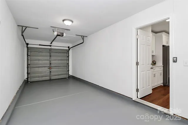 a view of a room with rack on the wall