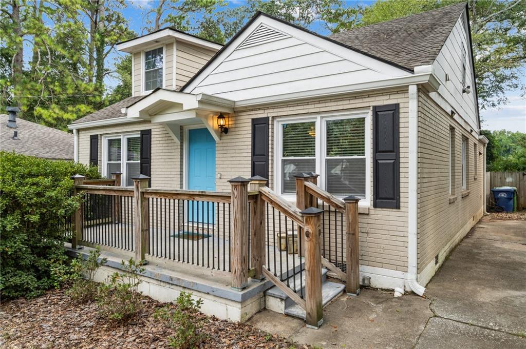 2462 Perkerson Road Southwest Atlanta, GA 30315 - Photo 1 of 1 a front view of a house with a porch