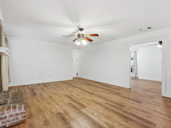 wooden floor in an empty room