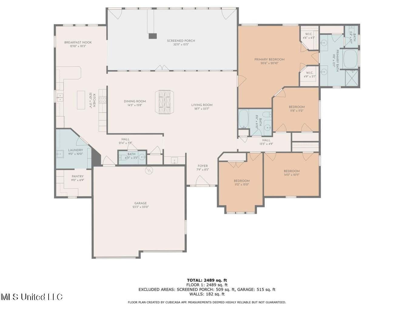 7730 Manini Way Diamondhead, MS 39525 - Photo 73 of 73 Manini Way floorplan