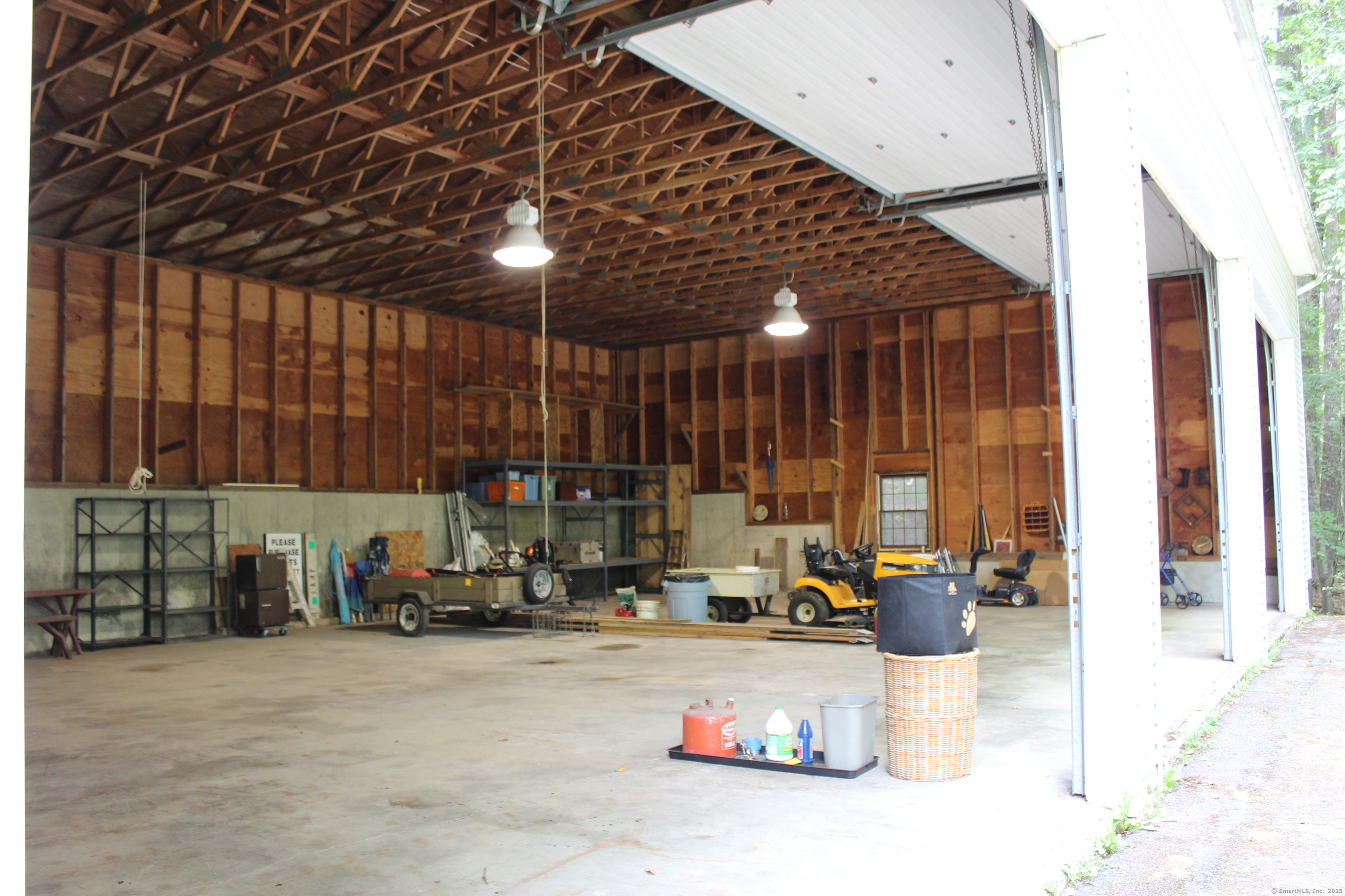 189 Crane Hollow Road Bethlehem, CT 06751 - Photo 39 of 40 a view of a room with gym equipment