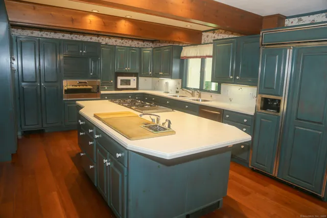 a room with view of a bathroom