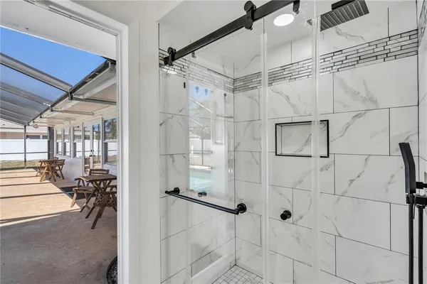 a view of a walk in closet