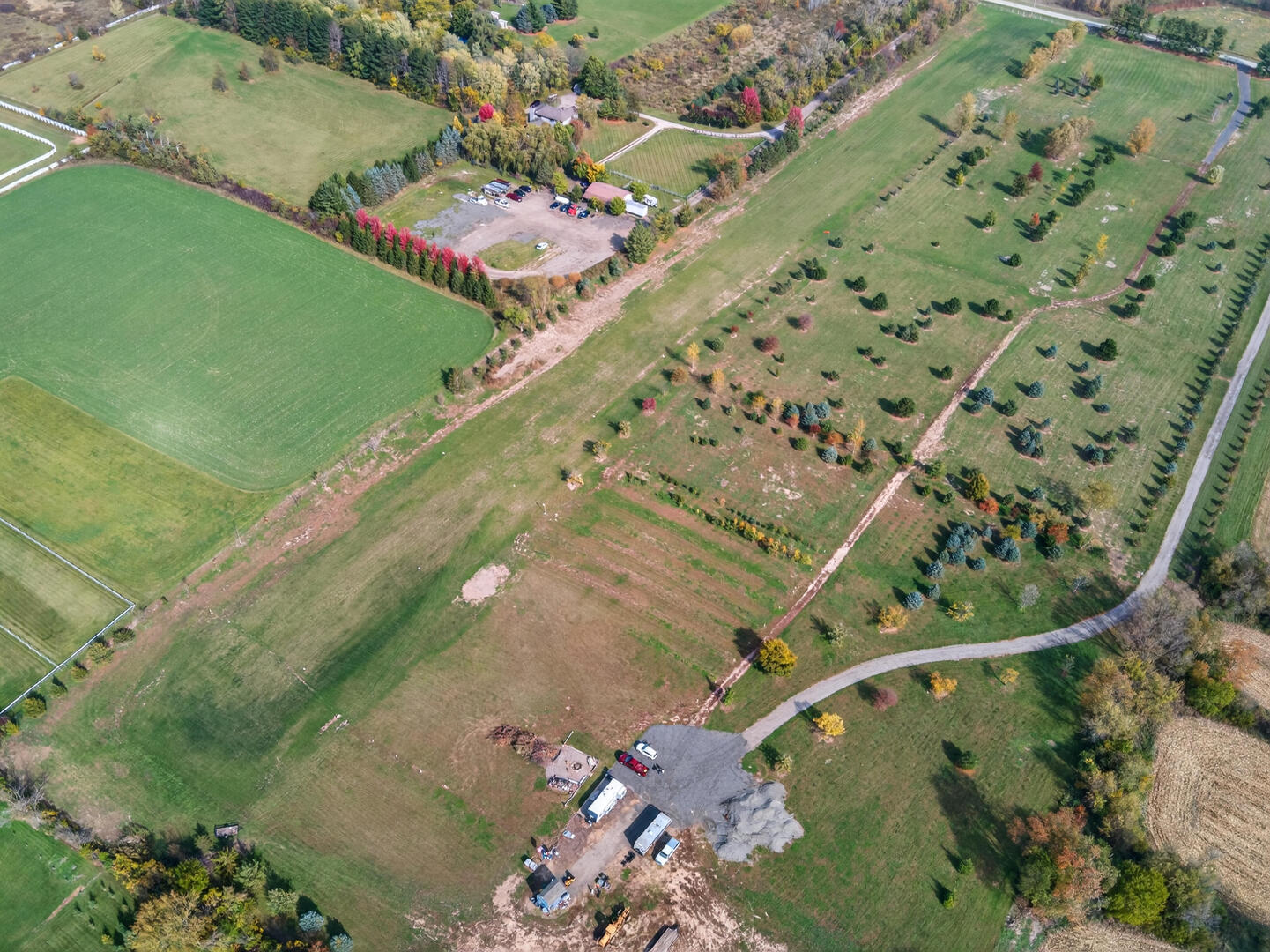 3703 Millstream Road Marengo, IL 60152 - Photo 25 of 41 an aerial view of a pool