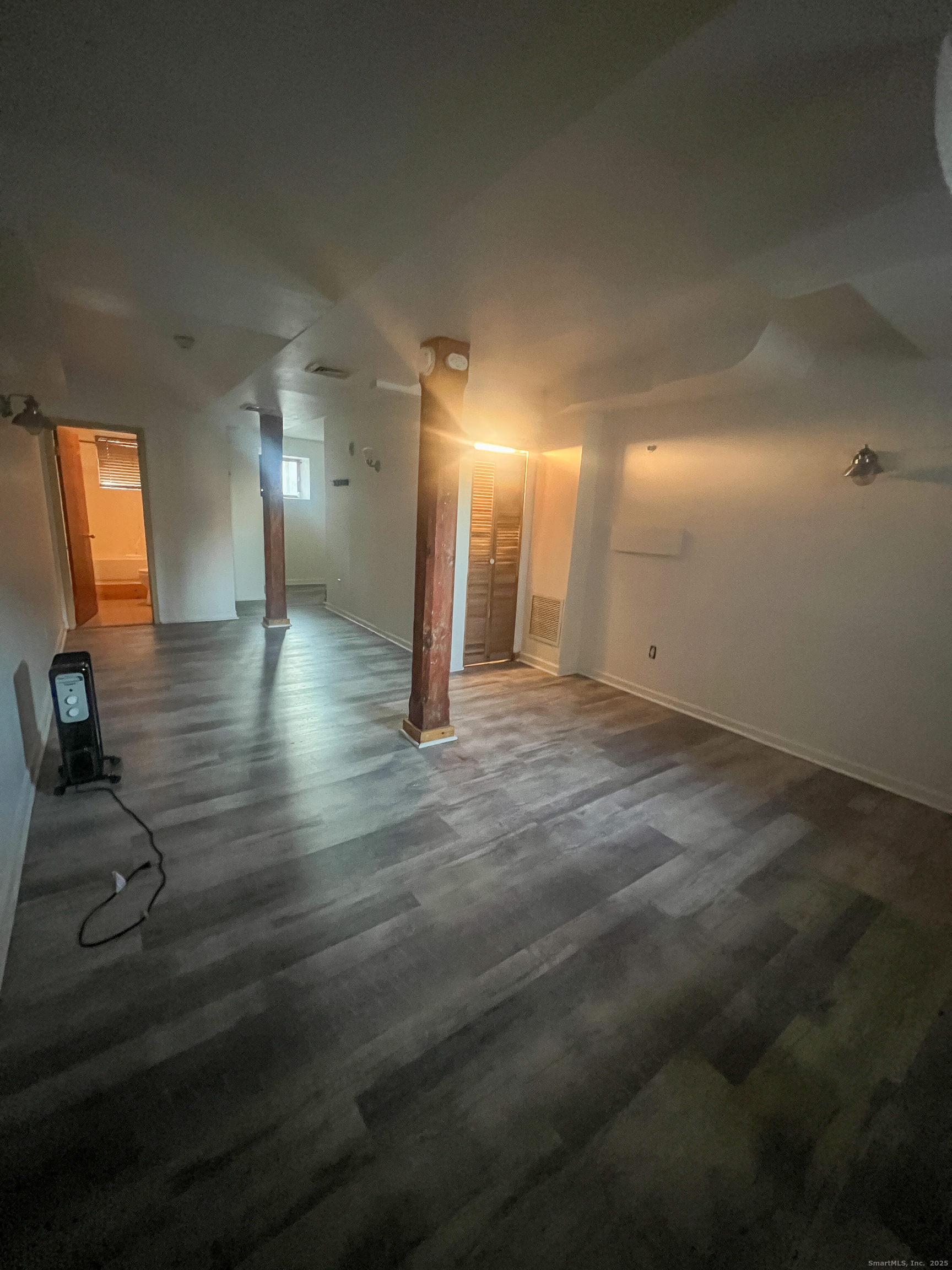 wooden floor in an empty room