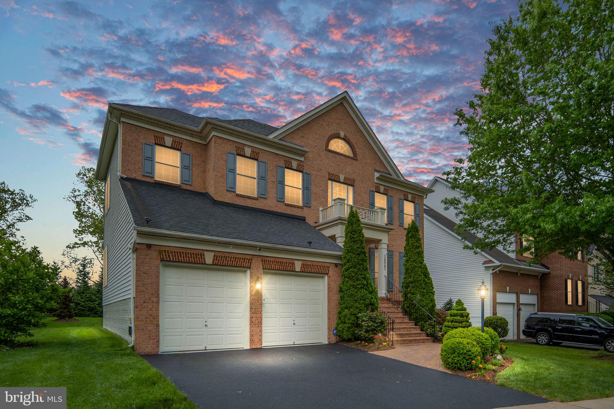 14541 Old Mill Road Centreville, VA 20121 - Photo 101 of 109 Elegant home at twilight glow.