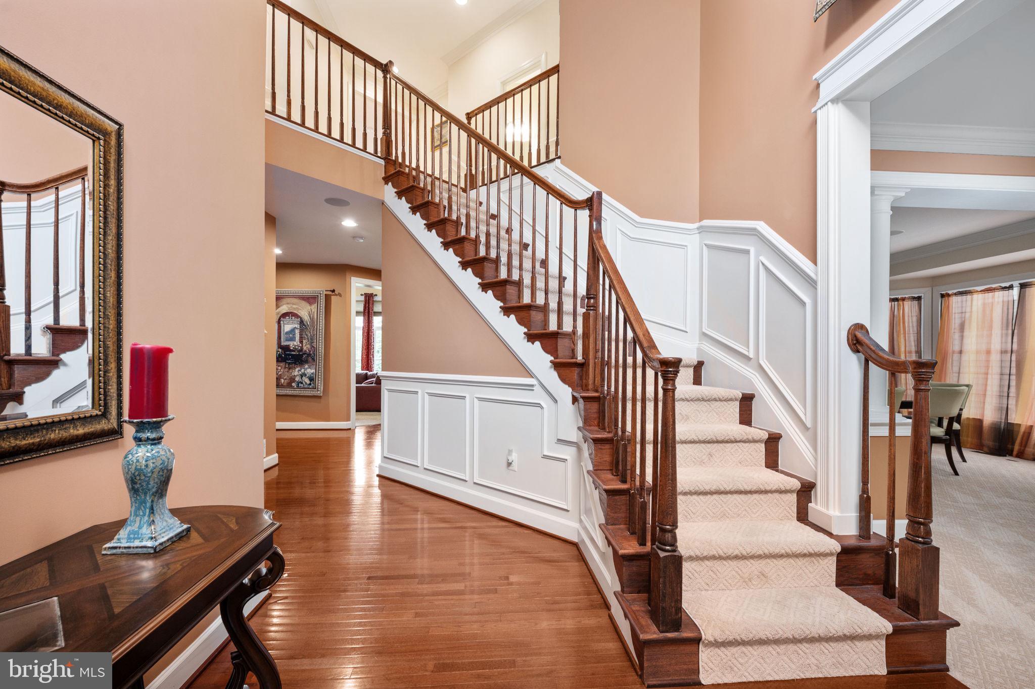 14541 Old Mill Road Centreville, VA 20121 - Photo 9 of 109 Elegant foyer with sweeping staircase.