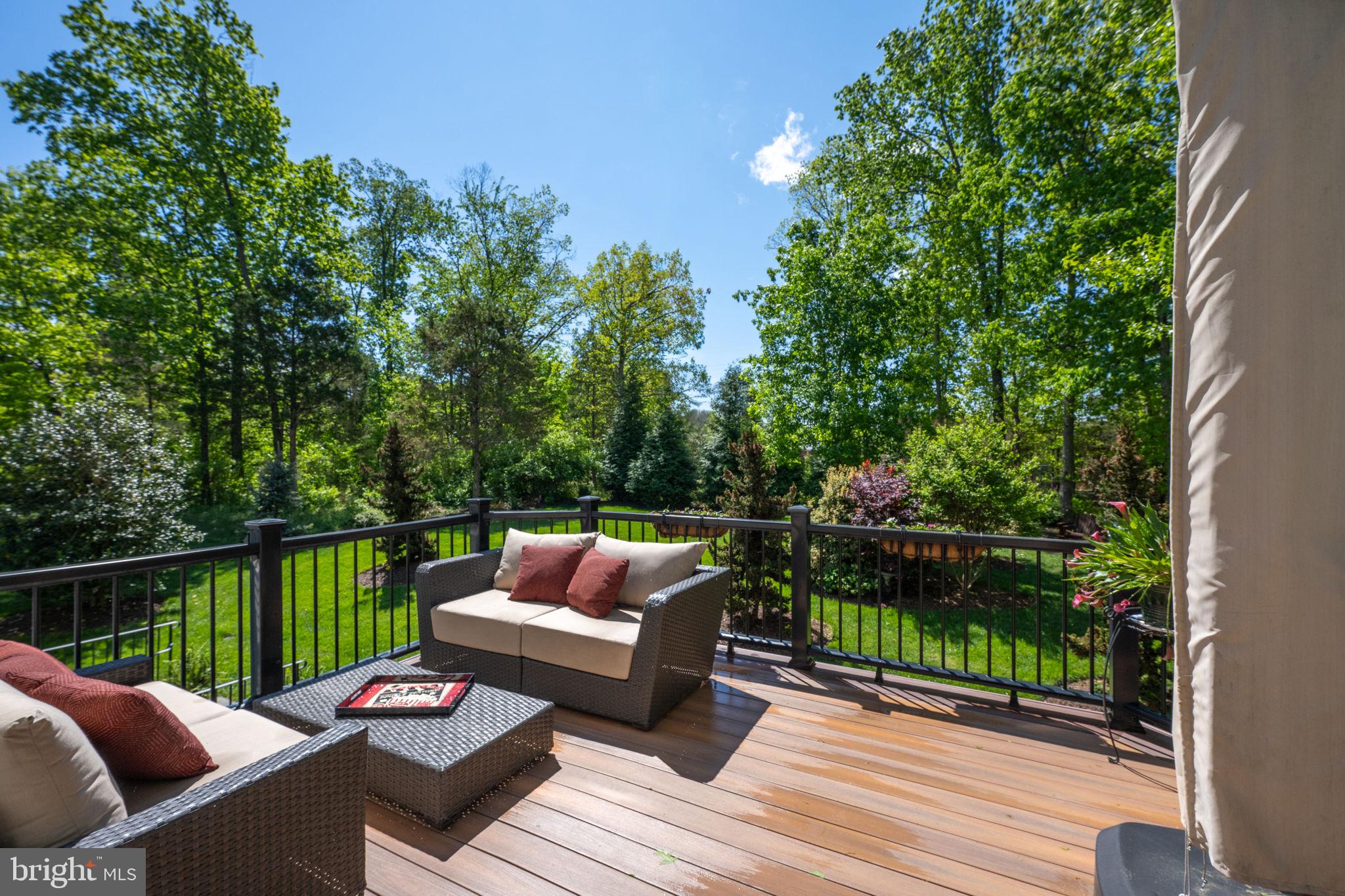 14541 Old Mill Road Centreville, VA 20121 - Photo 97 of 109 Serene deck overlooking lush greenery.
