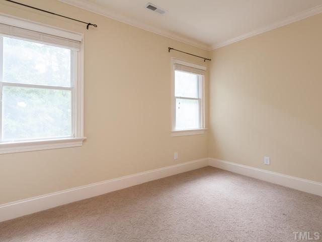 12816 River Dance Drive Raleigh, NC 27613 - Photo 20 of 25 All bedrooms have crown molding and high-end sculptured carpet. Every bedroom had been freshly painted and the carpets have been professionally cleaned.