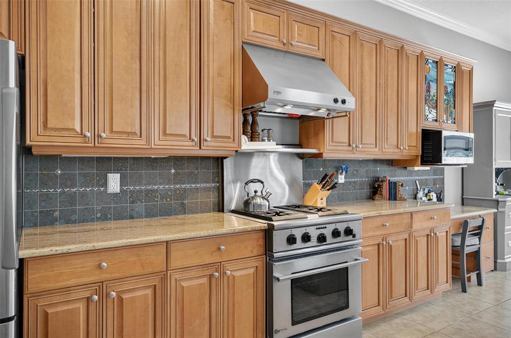 8 Hidden Lake Way Palm Coast, FL 32137 - Photo 13 of 46 a kitchen with stainless steel appliances granite countertop a stove a sink and white cabinets