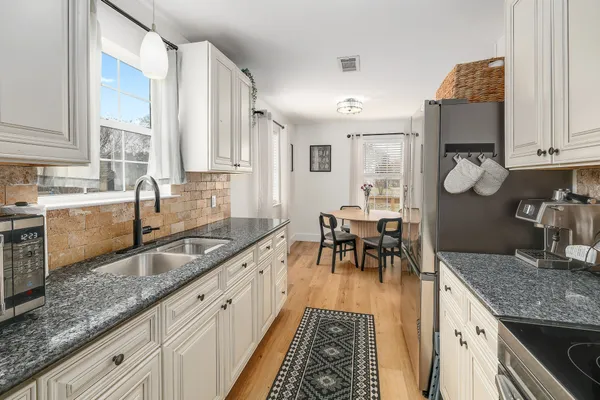 a close view of utility room