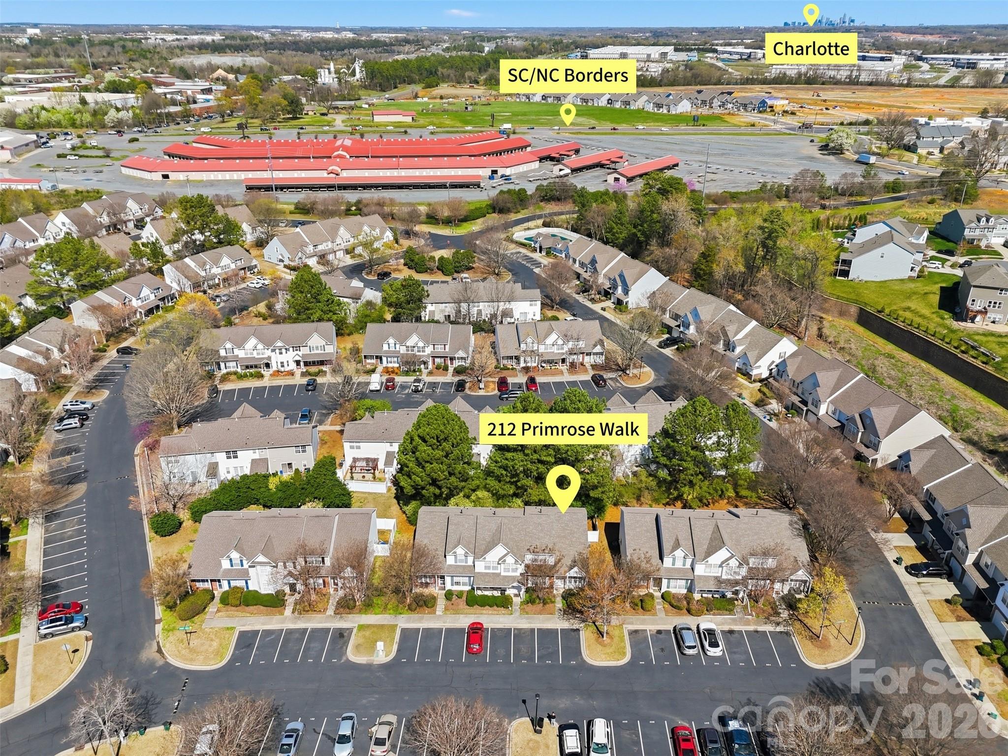 212 Primrose Walk Fort Mill, SC 29715 - Photo 31 of 37 a view of a city with an ocean