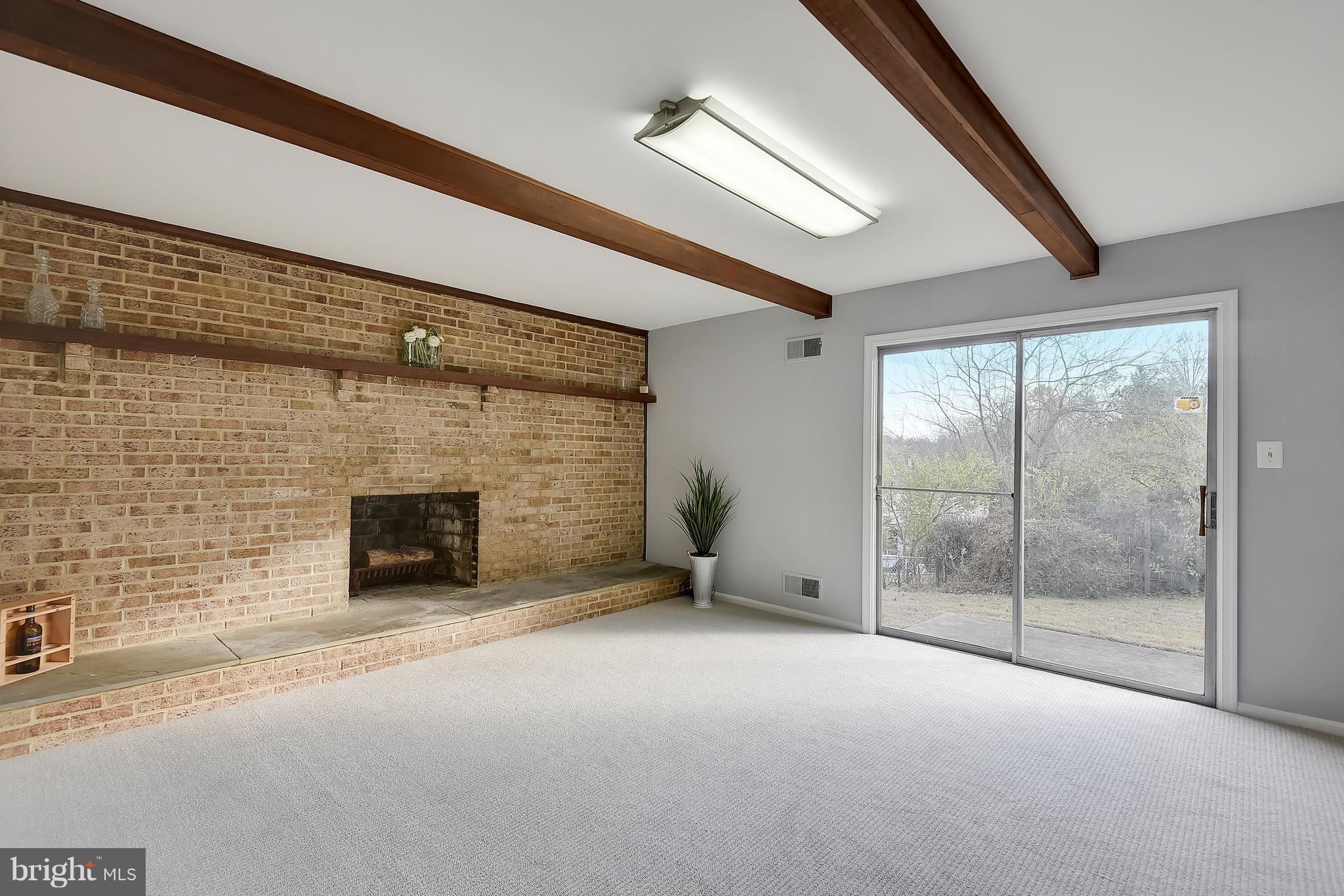 9207 Fernwood Road Bethesda, MD 20817 - Photo 17 of 41 Fabulous Brick Fireplace