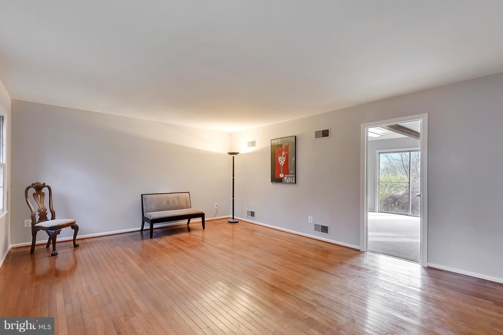 Living Room with Wood Floors