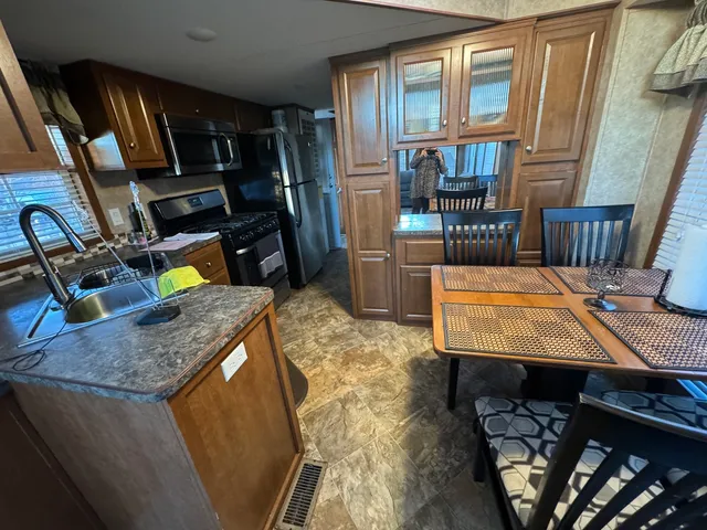 a room with musical instruments