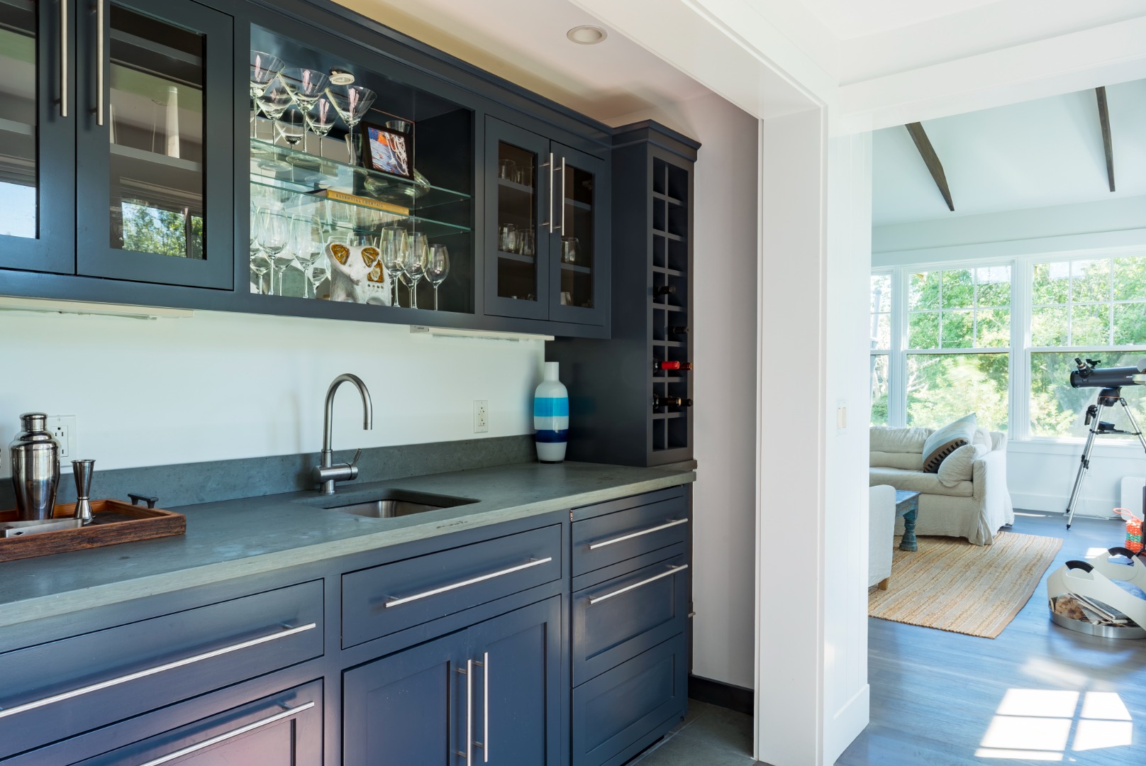 65 Carl's Way West Tisbury, MA 02568 - Photo 14 of 25 a kitchen with a sink and cabinets