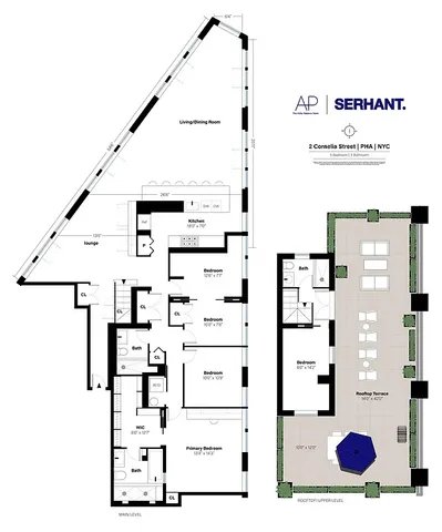 $8,000,000 | 2 Cornelia Street, Unit PHA | West Village