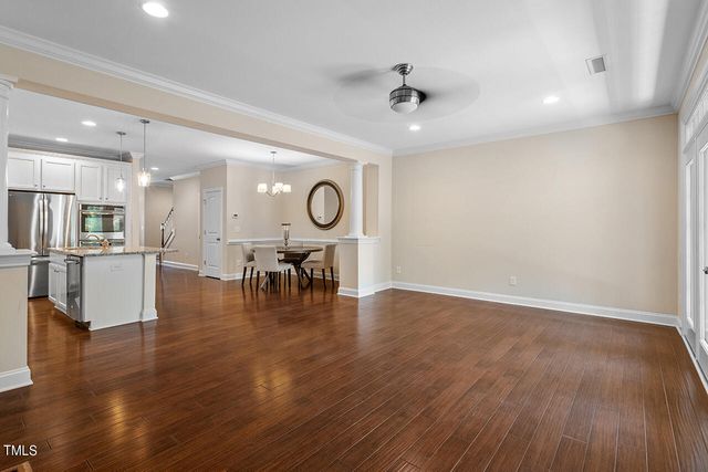 a view of a kitchen with breakfast area