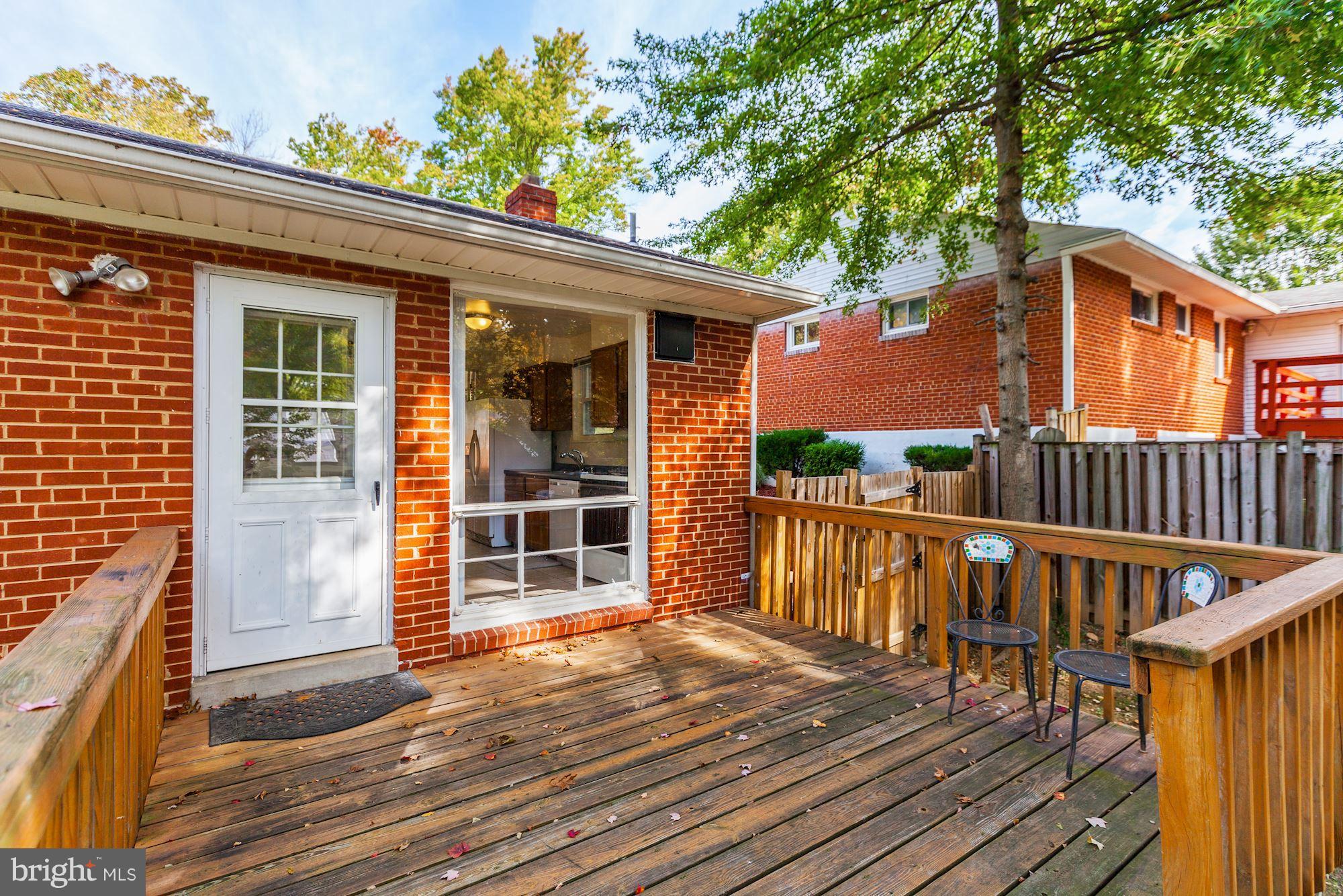 3926 Joliet Street Silver Spring, MD 20906 - Photo 11 of 30 Kitchen to Cozy Sun Deck Cook Out's & Relaxing