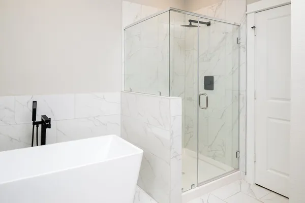 a close up view of racks on the wall