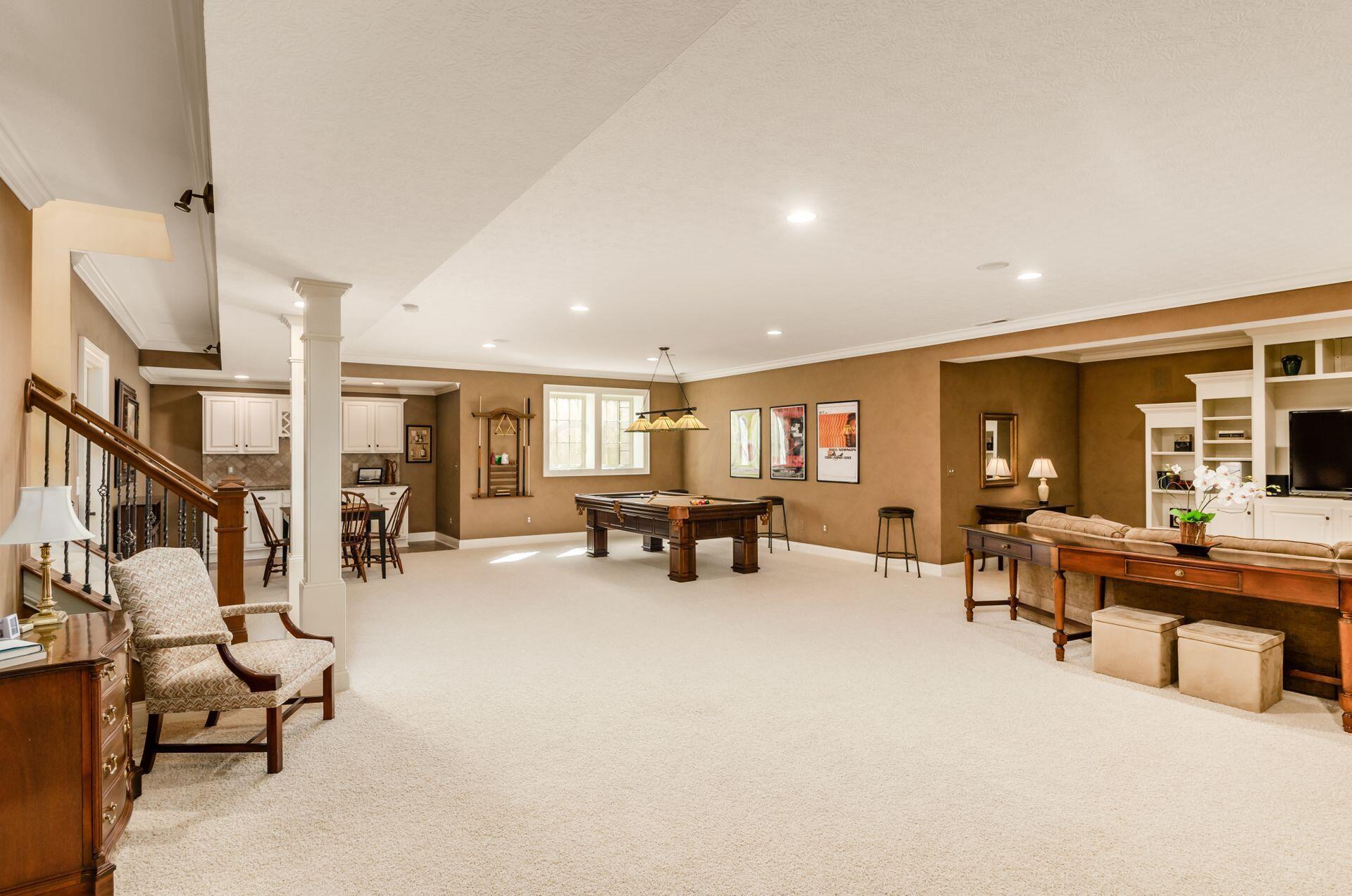 5410 Slater Ridge Westerville, OH 43082 - Photo 64 of 78 Spacious lower level offers game room area.