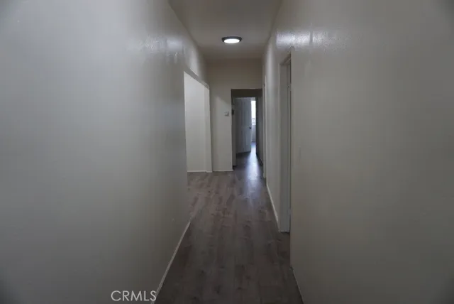 a view of hallway with stairs