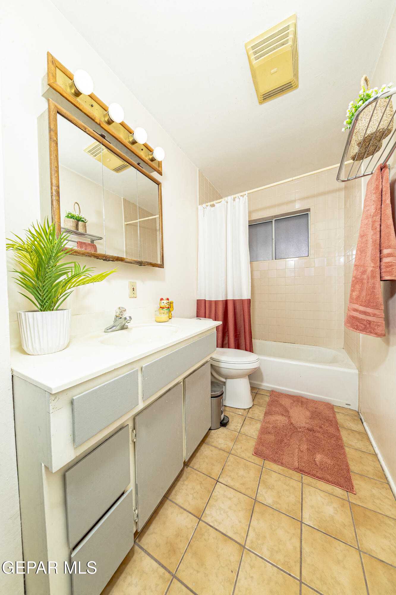 3329 Harrison Avenue El Paso, TX 79930 - Photo 18 of 38 a bathroom with a sink mirror vanity and toilet