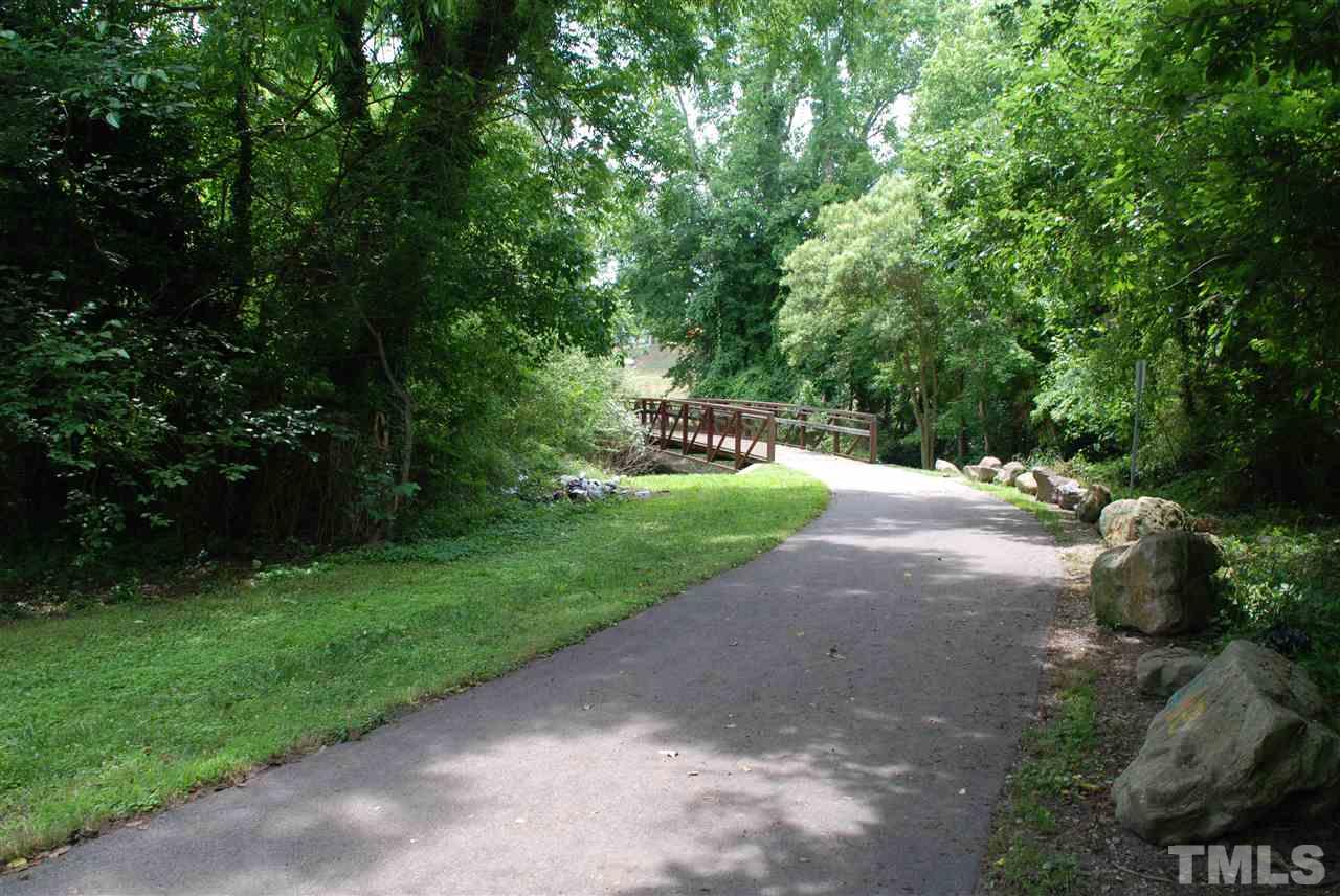 532 Bragg Street Raleigh, NC 27610 - Photo 4 of 4 View of Greenway. The lot extends to the left behind Greenway. Great space for garden or storage.