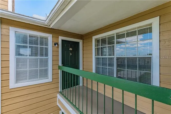 a view of a balcony