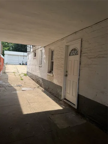 a view of front door