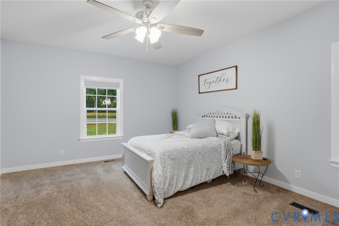 1755 Dispatch Road Quinton, VA 23141 - Photo 16 of 35 Ceiling fan with integrated lighting, window with
