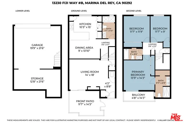 $1,250,000 | 13230 Fiji Way, Unit B, Marina del Rey, CA 90292