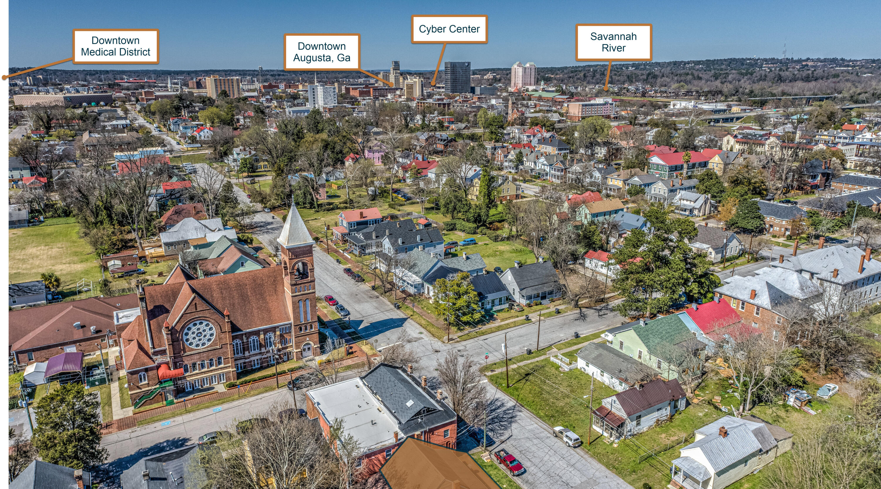 262 Walker Street Augusta, GA 30901 - Photo 21 of 25 Location Map