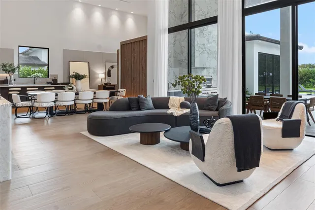 a kitchen with stainless steel appliances a refrigerator and a sink