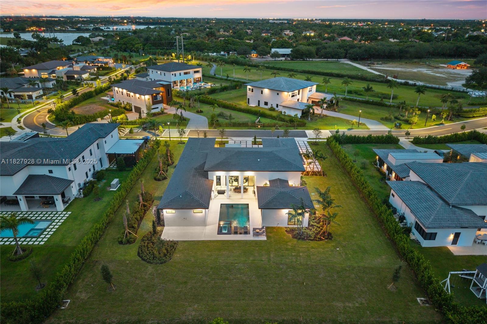 1520 Southwest 149th Terrace Fort Lauderdale, FL 33325 - Photo 79 of 80 an aerial view of lake residential house with outdoor space and swimming pool