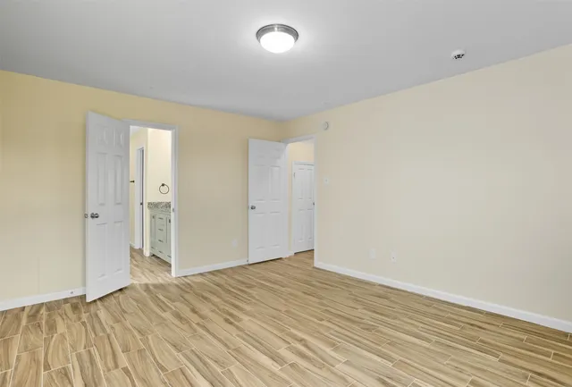 wooden floor in an empty room