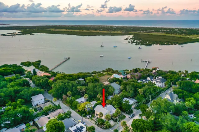 a view of an ocean and beach