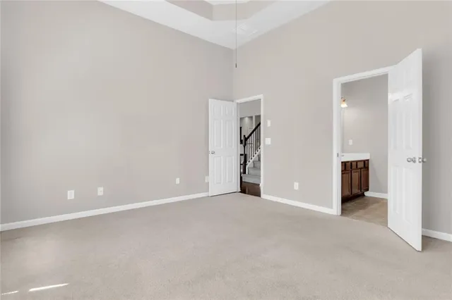 a view of an empty room