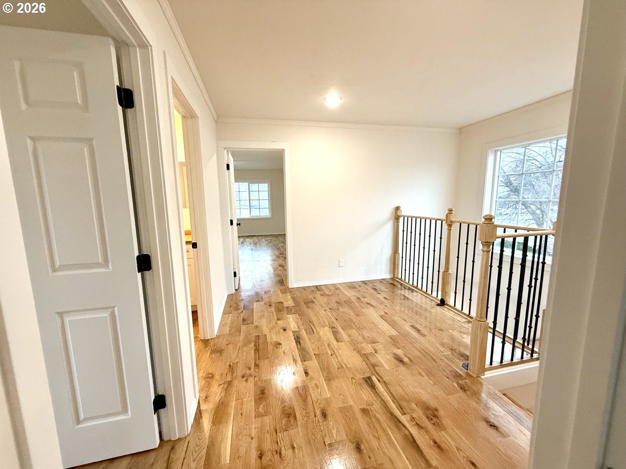 230 E Street North Powder, OR 97867 - Photo 23 of 34 a view of a hallway with wooden floor and entryway