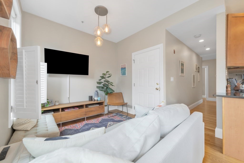 10 East Springfield Street, Unit 3 Boston, MA 02118 - Photo 6 of 26 a living room with furniture and a flat screen tv