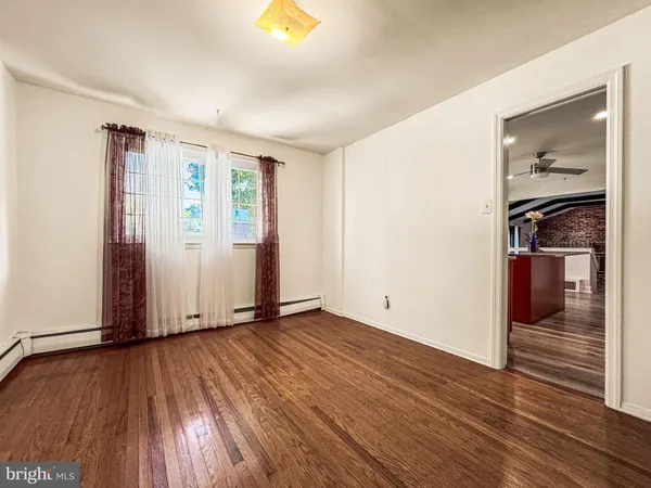 wooden floor in an empty room