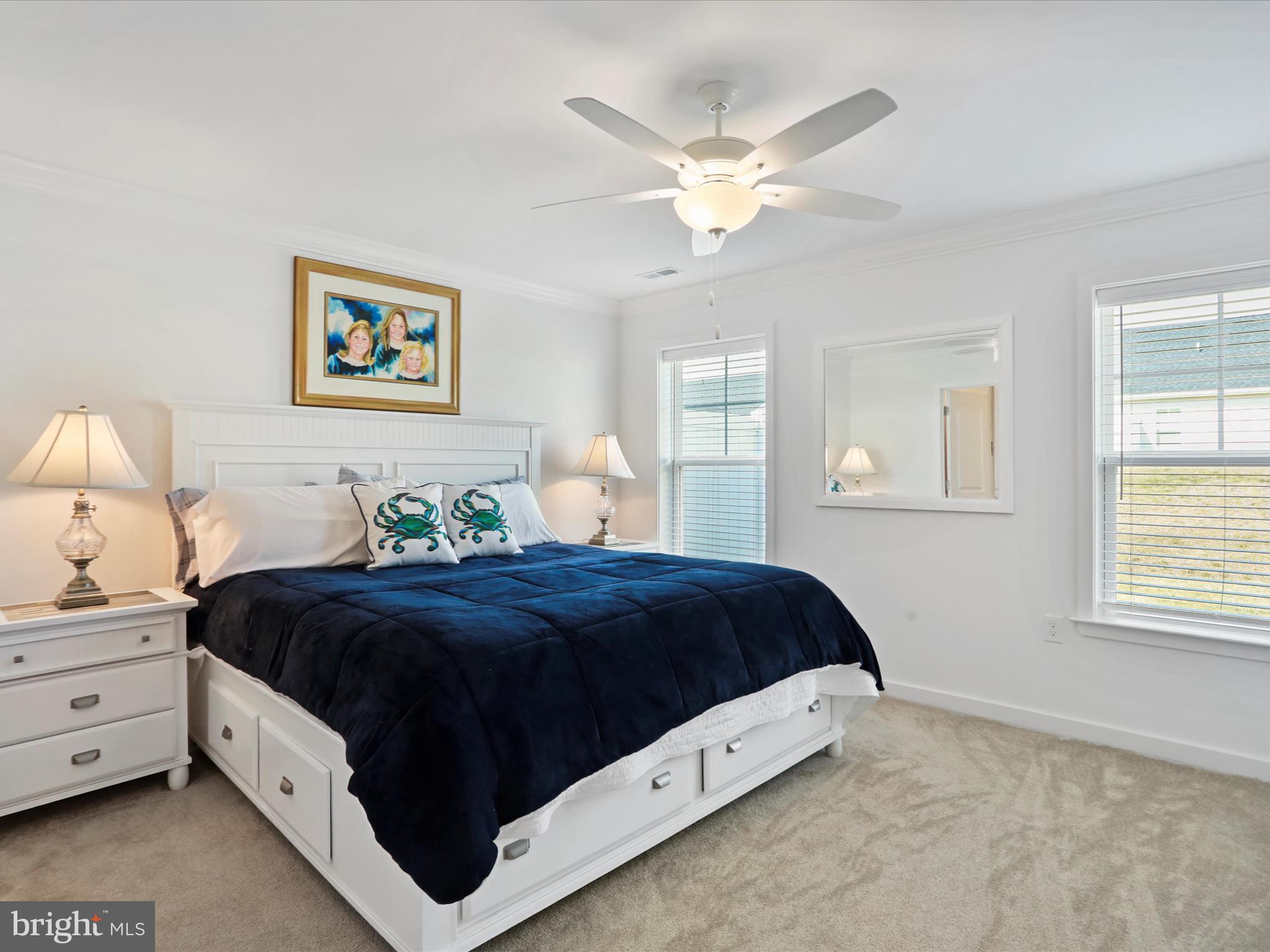791 Dripping Spring Drive Hammondsville, OH 43930 - Photo 19 of 33 a spacious bedroom with a bed and a window
