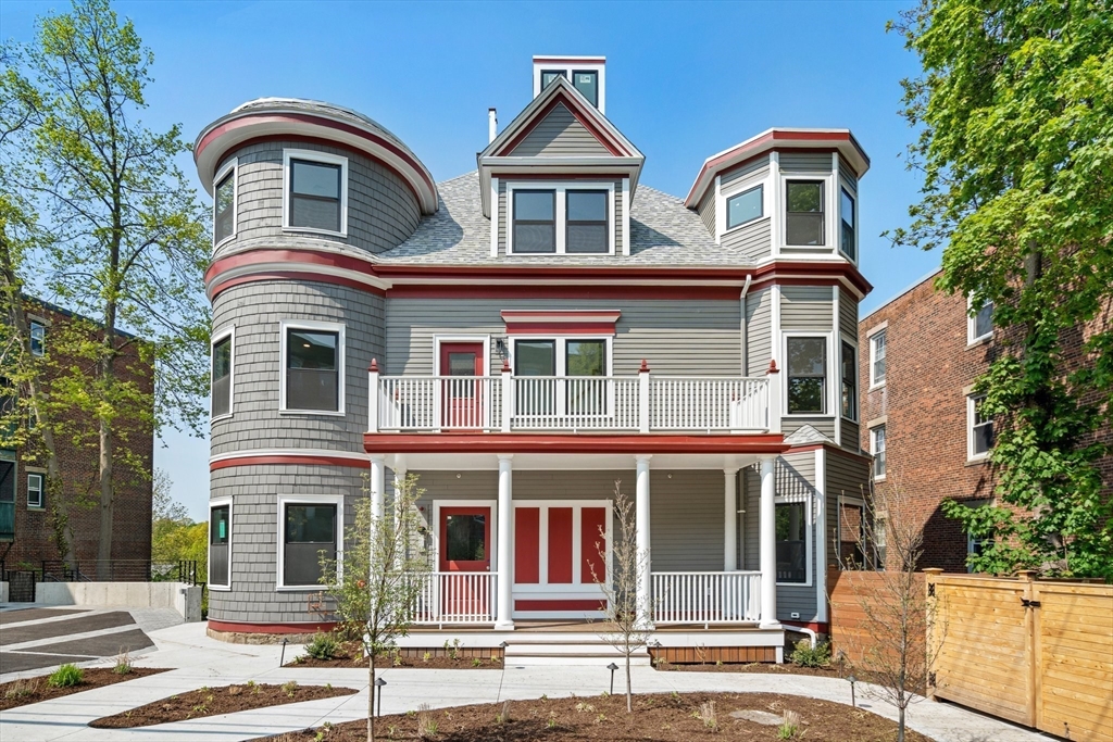111 Winthrop Road, Unit 1 Brookline, MA 02445 - Photo 3 of 20 front view of house with a street