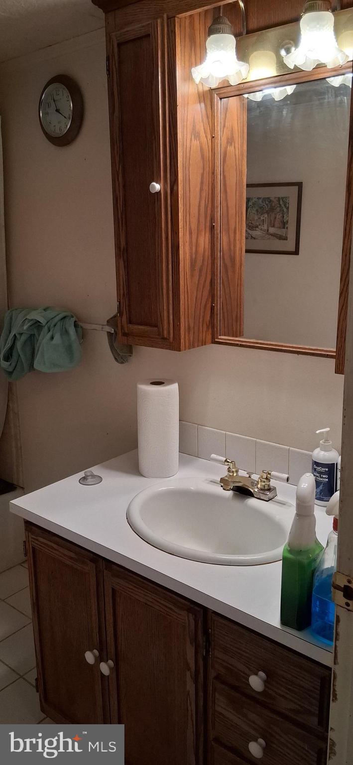 1927 Cumberland Road Bedford, PA 15522 - Photo 45 of 61 a bathroom with a sink and a mirror