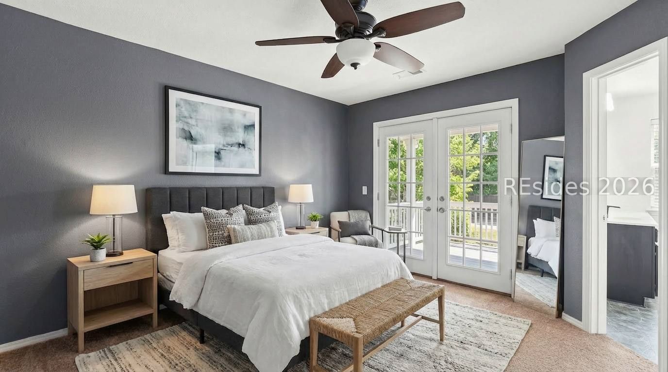 347 Campus Lane Bluffton, SC 29909 - Photo 11 of 29 Spacious primary with private balcony