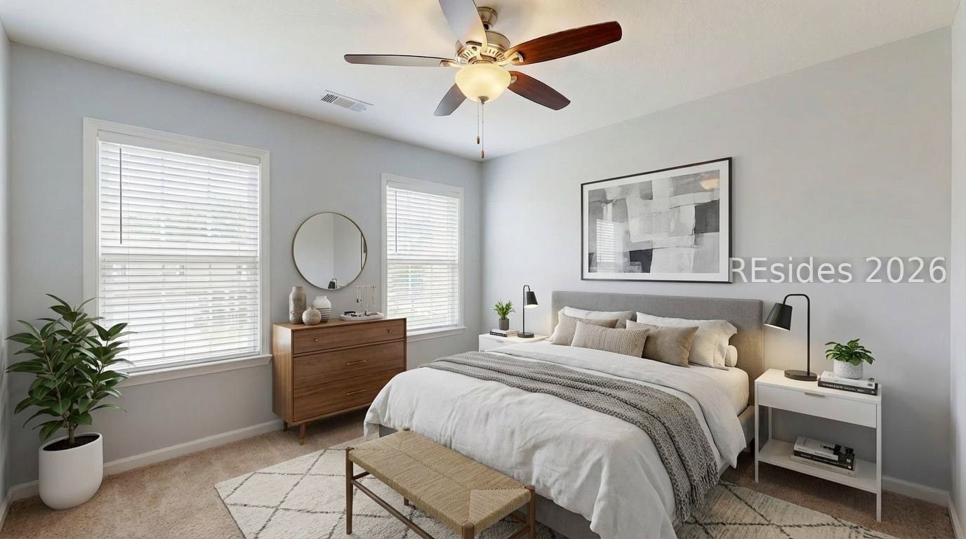 347 Campus Lane Bluffton, SC 29909 - Photo 16 of 29 Light filled second floor en-suite bedroom