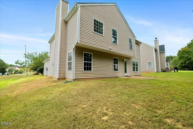 a view of an outdoor space and swimming pool